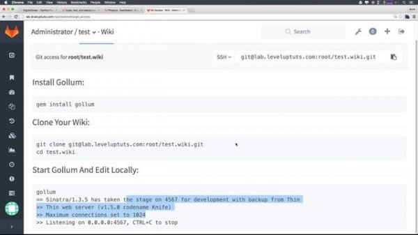 GitLab CE Tutorial #7 - Wiki Management For Better Docs