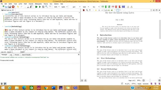 How to format (Bold & Italics) text in LaTeX. || Easy & Simple way || смотреть онлайн