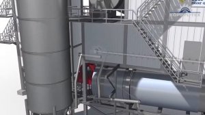 Схема работы асфальто-бетонного завода (АБЗ) MARINI "TOP TOWER" (Италия).