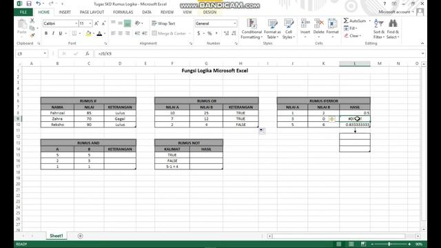 Cara Menggunakan Rumus Fungsi Logika Microsoft Excel смотреть онлайн