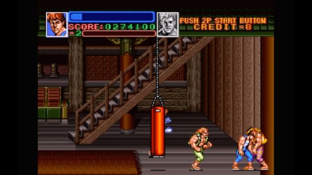 Super Nintendo (Snes) 16-bit Return of (Super) Double Dragon Mission 3 Martial Arts Gym