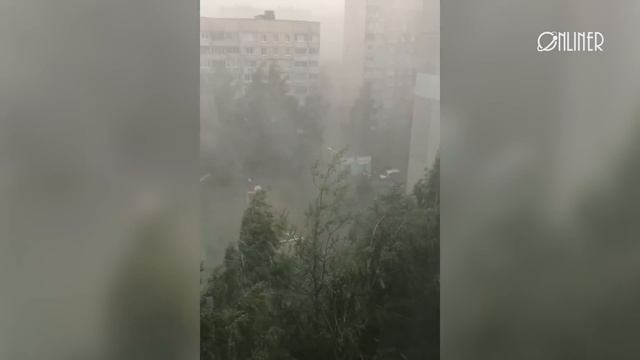 Сильная гроза в Минске смотреть онлайн