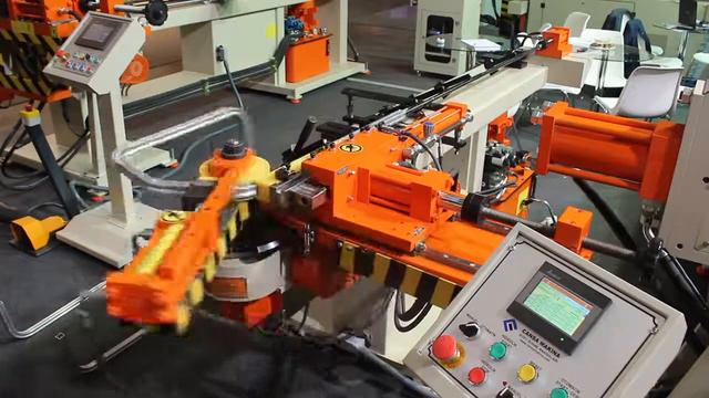 Дорновый полуавтоматический трубогиб CMH 32 гибка алюминиевого профиля смотреть онлайн