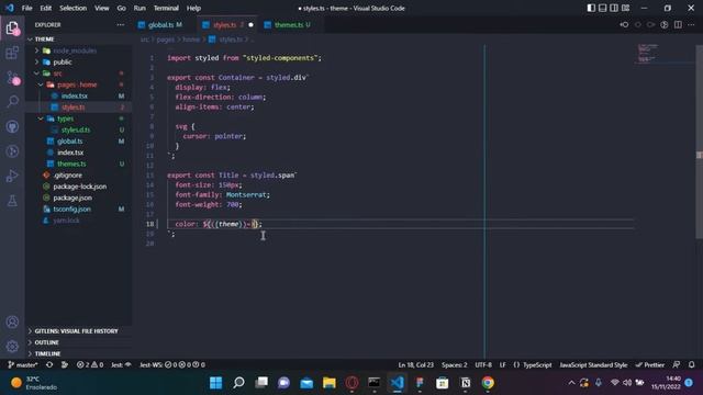 Temas Dark e Light com Styled Components смотреть онлайн