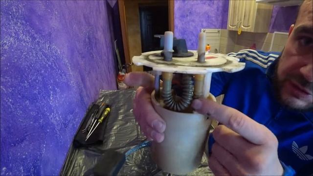 Замена фильтр сетки,в топливном насосе. на моей Шевроле Лачетти. смотреть онлайн