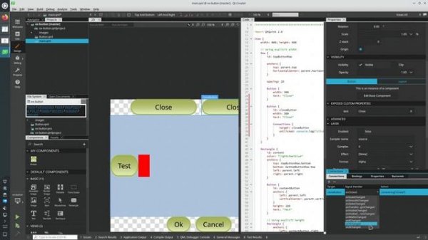 QML designer in Qt Creator tutorial - April 2023 - eefbfcde