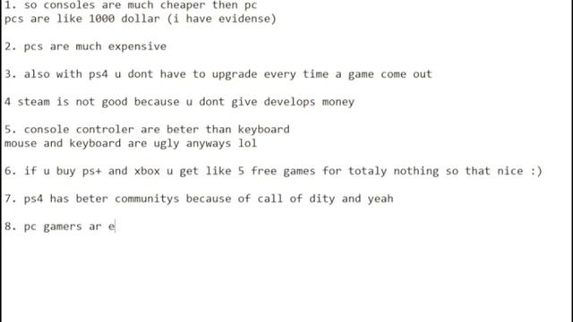 why consoles are better then pc смотреть онлайн