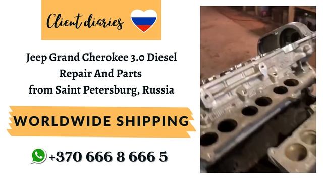 Client review about Jeep Grand Cherokee 3 0 Diesel Repair And Parts St Petersburg, Russia смотреть онлайн