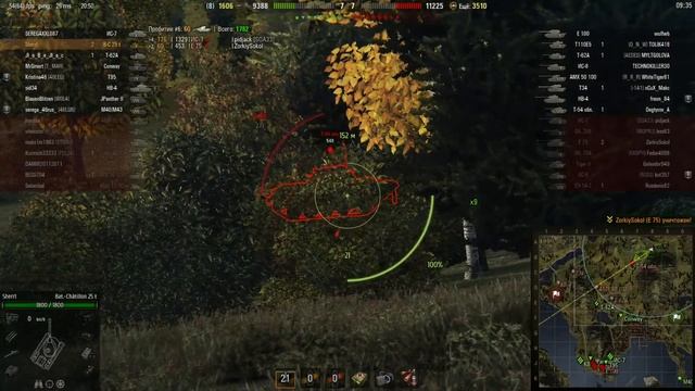 World of Tanks # Танковая школа #1 Как правильно играть и побеждать на Батчате. смотреть онлайн