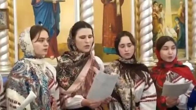 Колядки в Христо-Рождественском соборе г.Северодонецка смотреть онлайн
