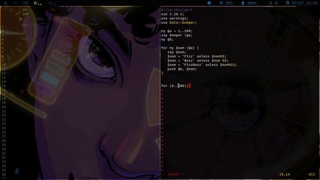 Come Code with me: Old Fashioned FizzBuzz! (in Perl) смотреть онлайн