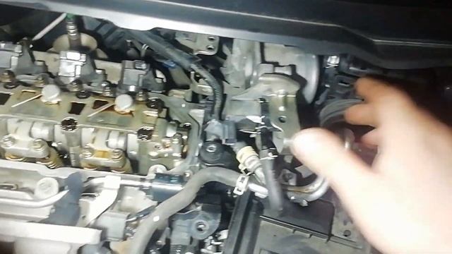 Honda FREED мотор L15A регулировка зазоров клапанов Впуск 0.15-0.20 Выпуск 0.25-0.30