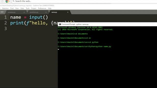 Python Tutorial in Tamil | Name in Python Input смотреть онлайн
