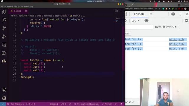 Async/Await in JavaScript and Batching смотреть онлайн