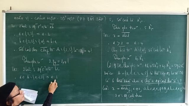 HOÁN VỊ - CHỈNH HỢP - TỔ HỢP/ P 7: BÀI TẬP/ Thầy NGUYỄN VĂN HỒNG смотреть онлайн