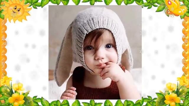 Вязаные шапочки от 0 до 3 лет - 33 уникальных дизайна смотреть онлайн