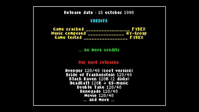 Operation RR Crack Intro - Mayhem [#zx spectrum] смотреть онлайн