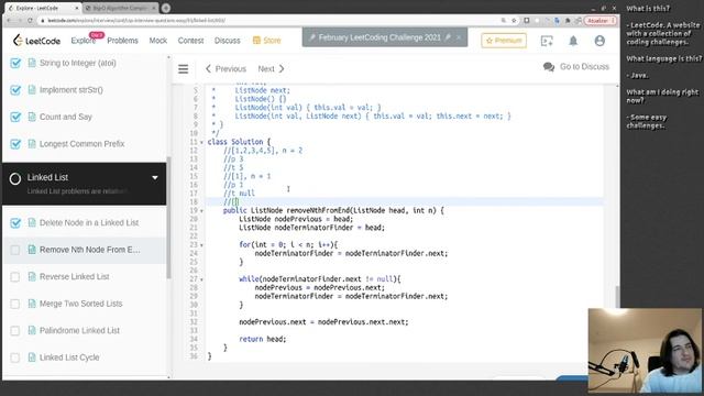 Live coding stream - Leetcode easy challenges - Java Feb 3 смотреть онлайн