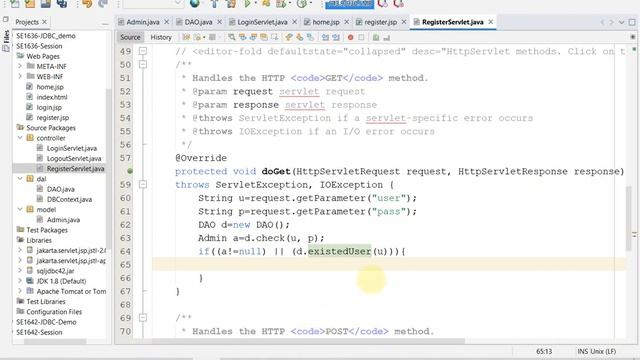 Bài sử dụng session cho module Login (login,register,logout,profile,change password) смотреть онлайн