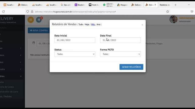 Apresentação Sistema Delivery Interativo PHP e Mysql смотреть онлайн
