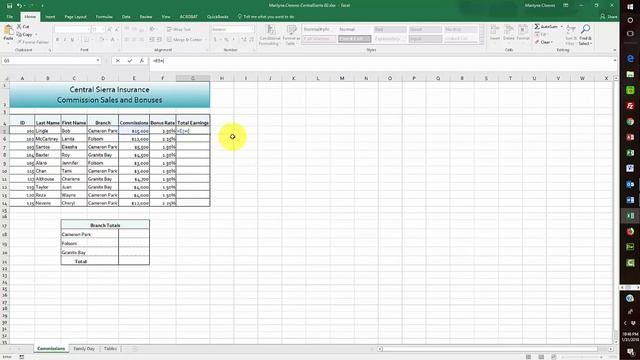 Excel 2016 - NAMED RANGES, HLOOKUP, SUMIF смотреть онлайн