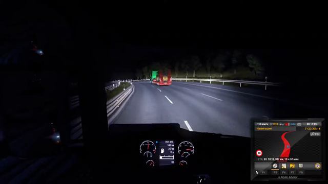 Euro Truck Simulator 2 MP - "Затяжная поездка 1ч.[60 FPS]" // WeekDay Life смотреть онлайн