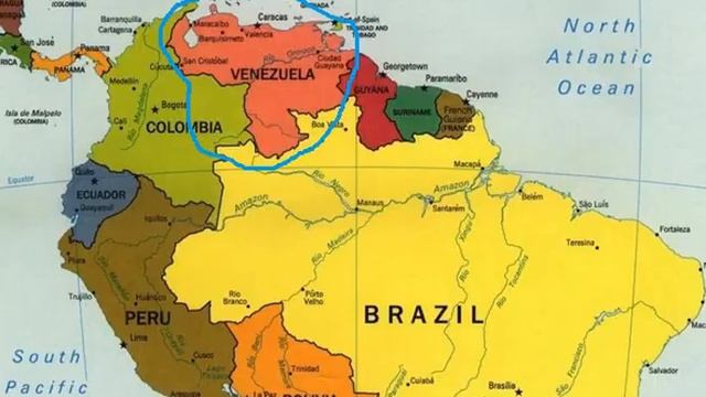 Where Is Venezuela On A Map?