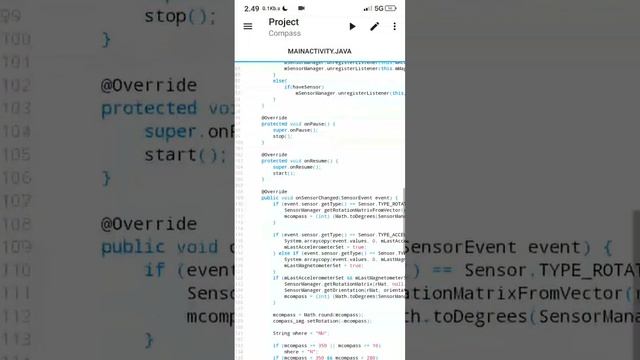 i build a Compass App in Aide. #aide #appdevelopment #codeassist #java смотреть онлайн