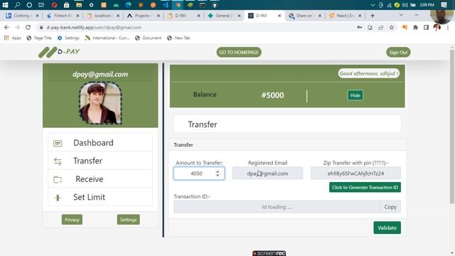 D-PAY BANK: With React.js and Firebase смотреть онлайн