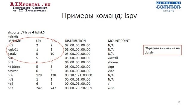 IBM AIX. Основы Logical Volume Manager (LVM). смотреть онлайн