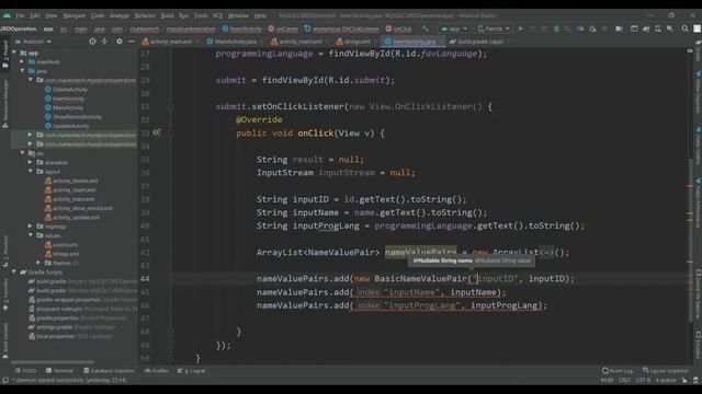 Android Studio CURD Operation using MySQL Database | Part 2 #AndroidStudio #Java #MySQL #Database смотреть онлайн