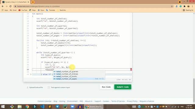 HackerRank Dynamic Array in C problem solution | C Problems Solutions | Programmingoneonone смотреть онлайн
