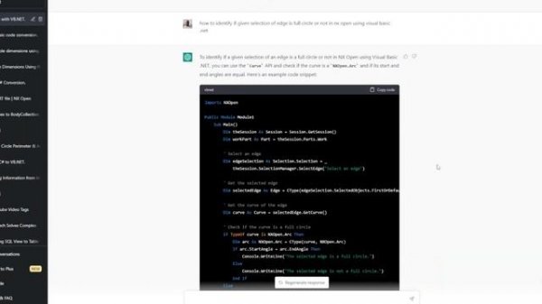 ChatGPT to learn NX Open Programming Part 2 | Use of OpenAPI | NX Customization | Parametric Krish