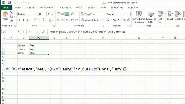 How to Use Multiple "if" Statements in Microsoft Excel : MS Excel Tips смотреть онлайн