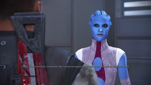 Shepard and Consort Sha'ira - romance on Citadel | Mass Effect смотреть онлайн