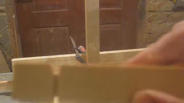 Шипуємо царги на табурет