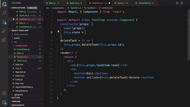 React.js Todo App 2021 - Modern React Tutorial For Beginners смотреть онлайн
