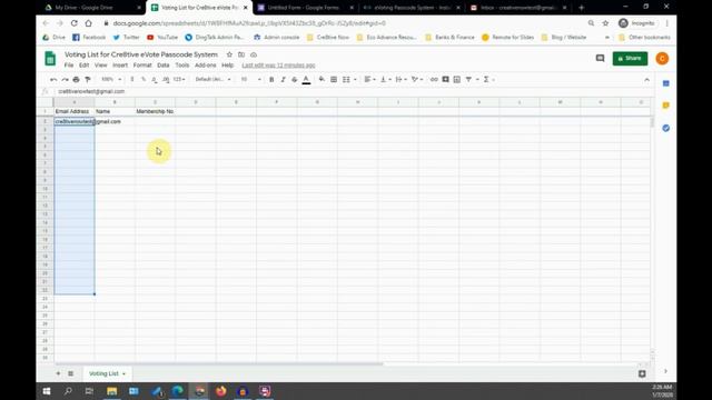 Confidential & Anonymous Voting System with Google Form | Cre8tive e-Voting Passcode System смотреть онлайн