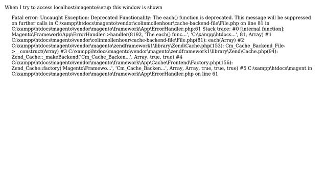 Magento: Magento 2 Fatal Error on Setup page смотреть онлайн