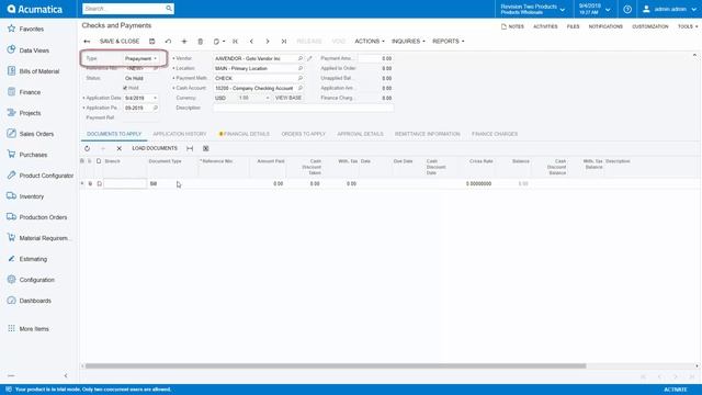 Prepayment Enhancements on Purchase Orders смотреть онлайн