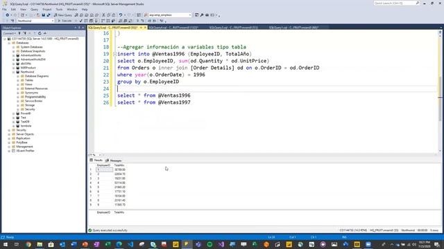Desarrollo Ejercicio 1 Variables Tipo Tabla смотреть онлайн