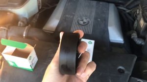 Замена роликов натяжителя BMW X5 E53 (M62b44tu)