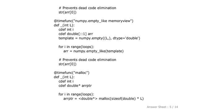 PYTHON : What is the recommended way of allocating memory for a typed memory view? смотреть онлайн