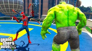 ЧЕЛОВЕК ПАУК ПРОТИВ ХАЛКА В ГТА 5 МОДЫ! SPIDER MAN VS HULK ОБЗОР МОДА В GTA 5! ИГРЫ ГТА ВИДЕО MODS