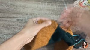 ПОРЕЗАЛА СТАРЫЙ СВИТЕР МУЖА И СШИЛА ДВЕ ШАПКИ/ШАПКА БЫСТРО СВОИМИ РУКАМИ/КАК БЫСТРО СШИТЬ ШАПКУ/DIY