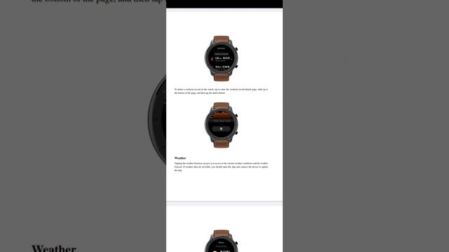 Xiaomi Amazfit GTR Smartwatch English User Manual смотреть онлайн
