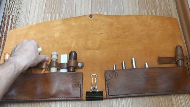 "Суровый" органайзер для инструментов по коже 8) смотреть онлайн