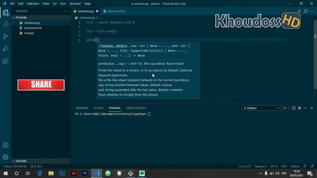 [PYTHON] RECUPERER LE NOMBRE DE MOTS D'UN FICHIER смотреть онлайн