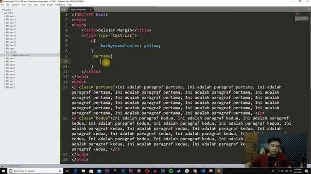 Tutorial Belajar CSS Part 20 – Mengatur Margin di CSS смотреть онлайн