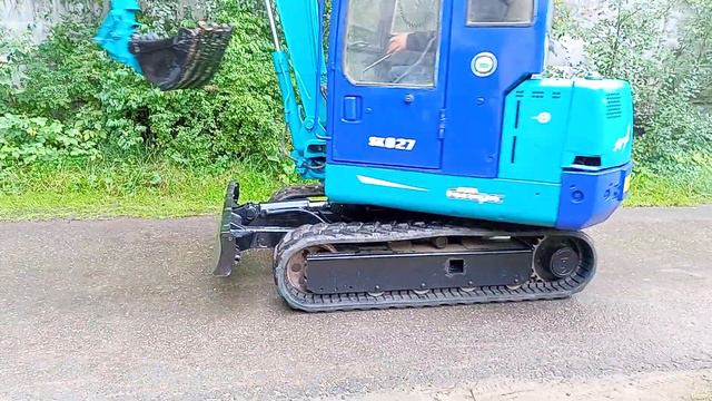 Продажа мини-экскаватора Kobelco SK-027 с ПСМ смотреть онлайн